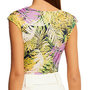 Voir la diapositive 2 : MORGAN Top Vert/Violet à fleurs Femme Morgan Dlila