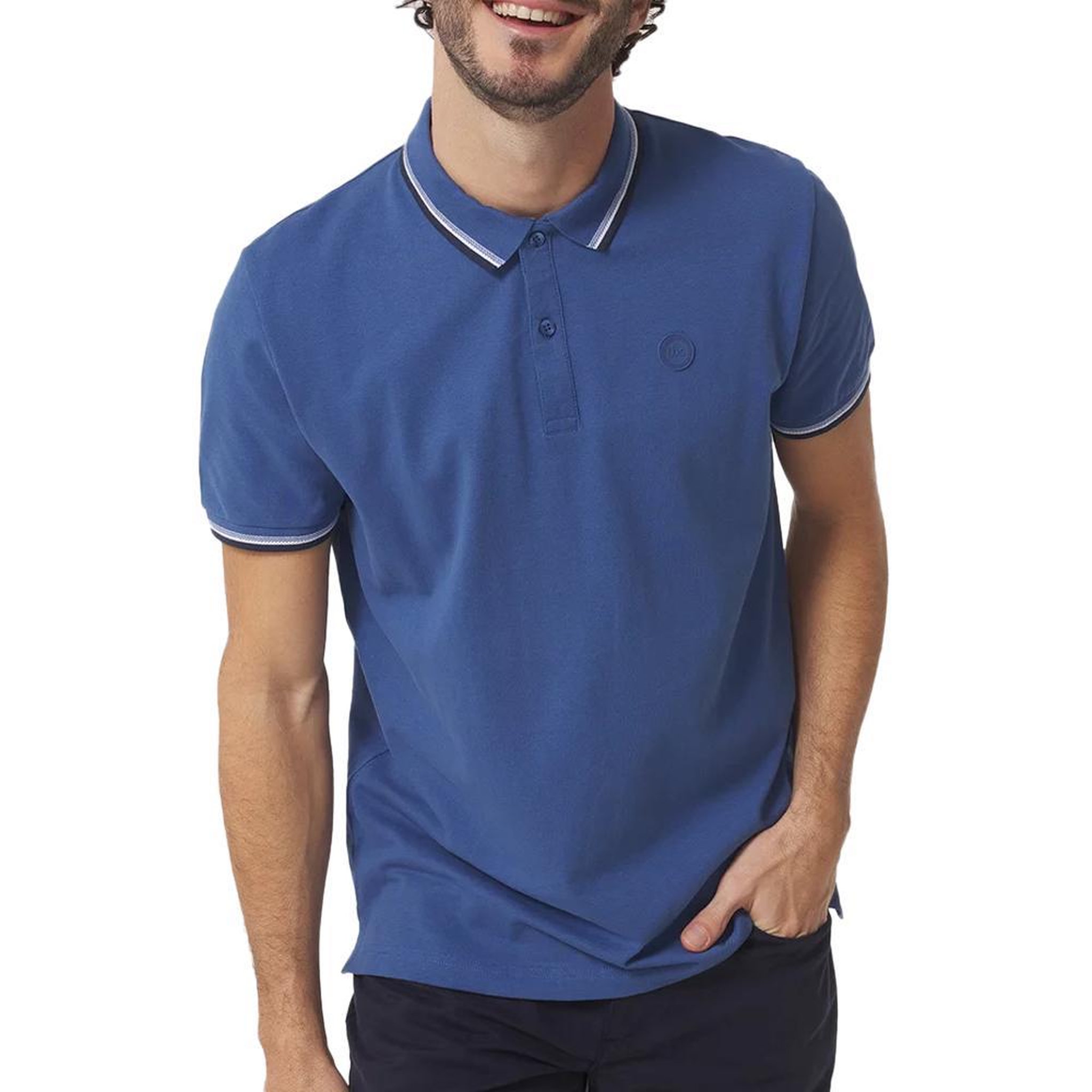 Voir la diapositive 1 : TBS Polo Bleu Homme TBS Yvanee