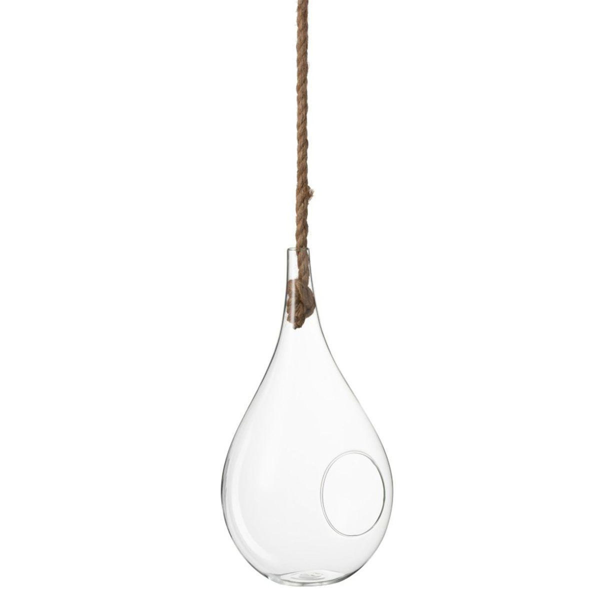Paris Prix Terrarium Verre & Corde  Larme  38cm Transparent