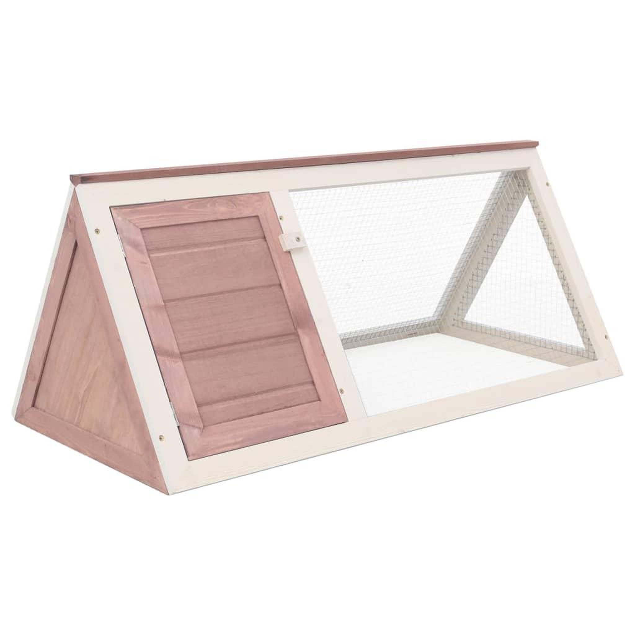 Voir la diapositive 1 : VIDAXL Clapier Marron Bois