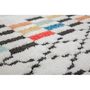 Voir la diapositive 3 : Paris Prix Tapis Ethnique à Franges  Agadir  Noir & Multicolore