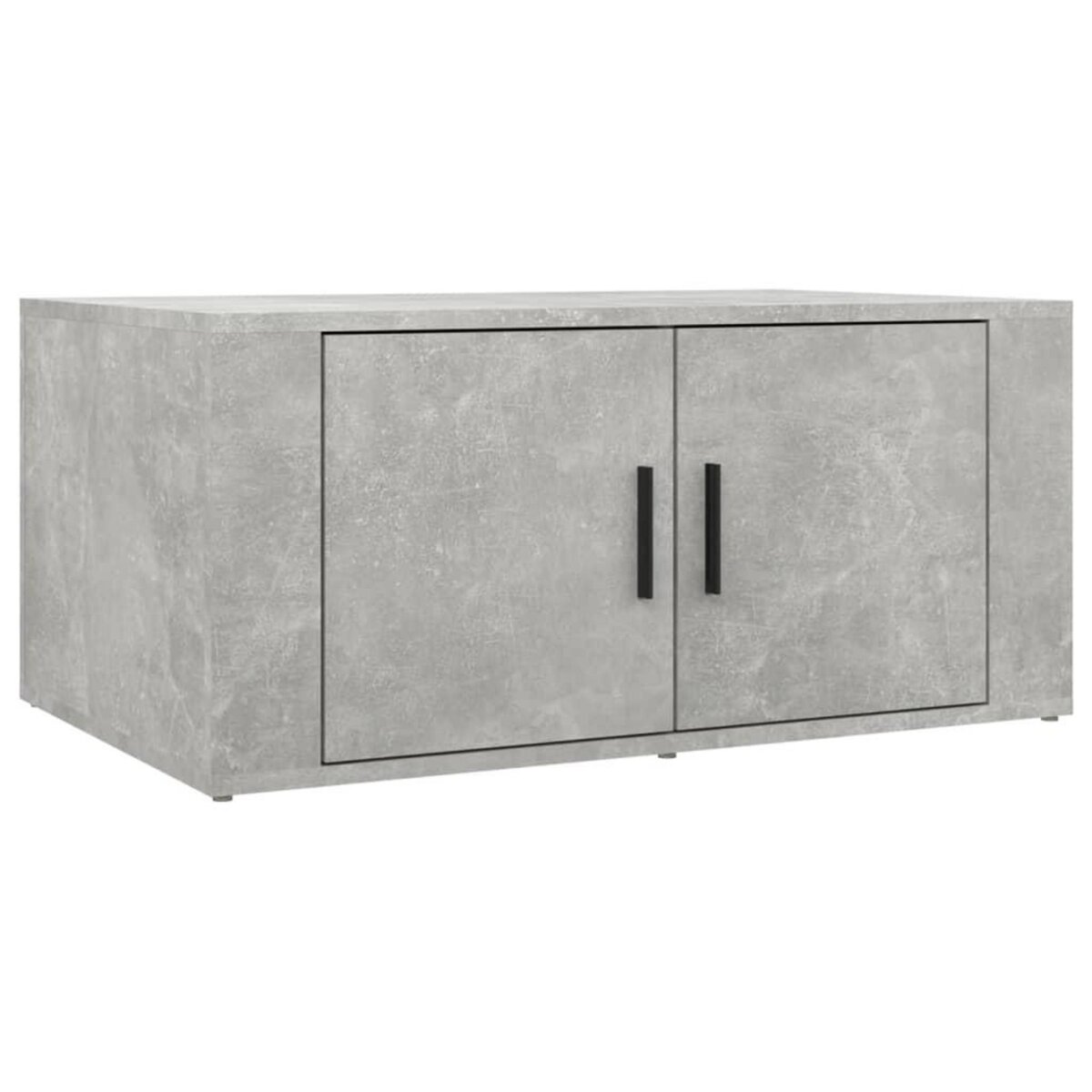 VIDAXL Table basse Gris beton 80x50x36 cm Bois d'ingenierie
