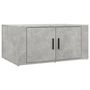 Voir la diapositive 2 : VIDAXL Table basse Gris beton 80x50x36 cm Bois d'ingenierie