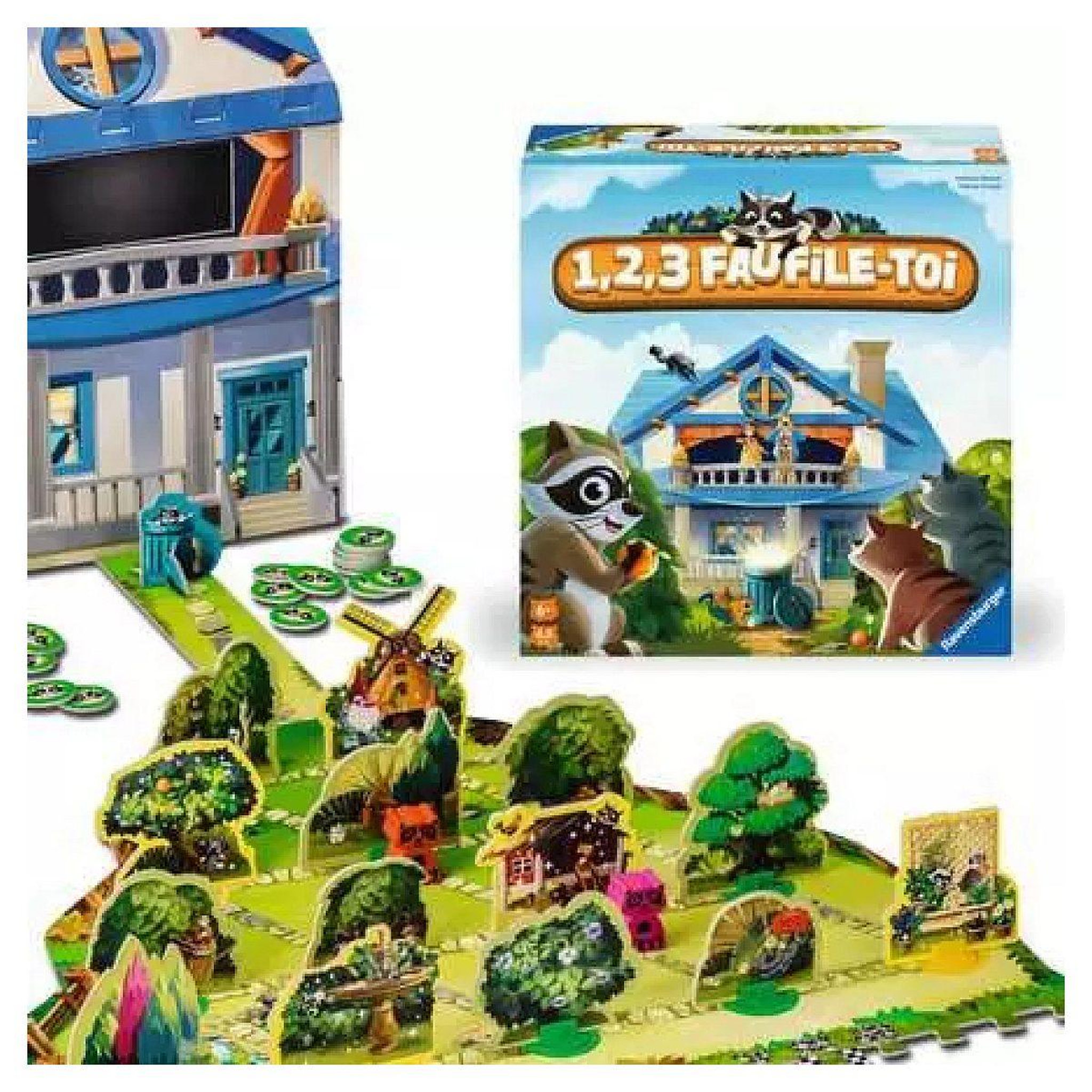 Voir la diapositive 4 : RAVENSBURGER 1 2 3 faufile toi le jeu de societe