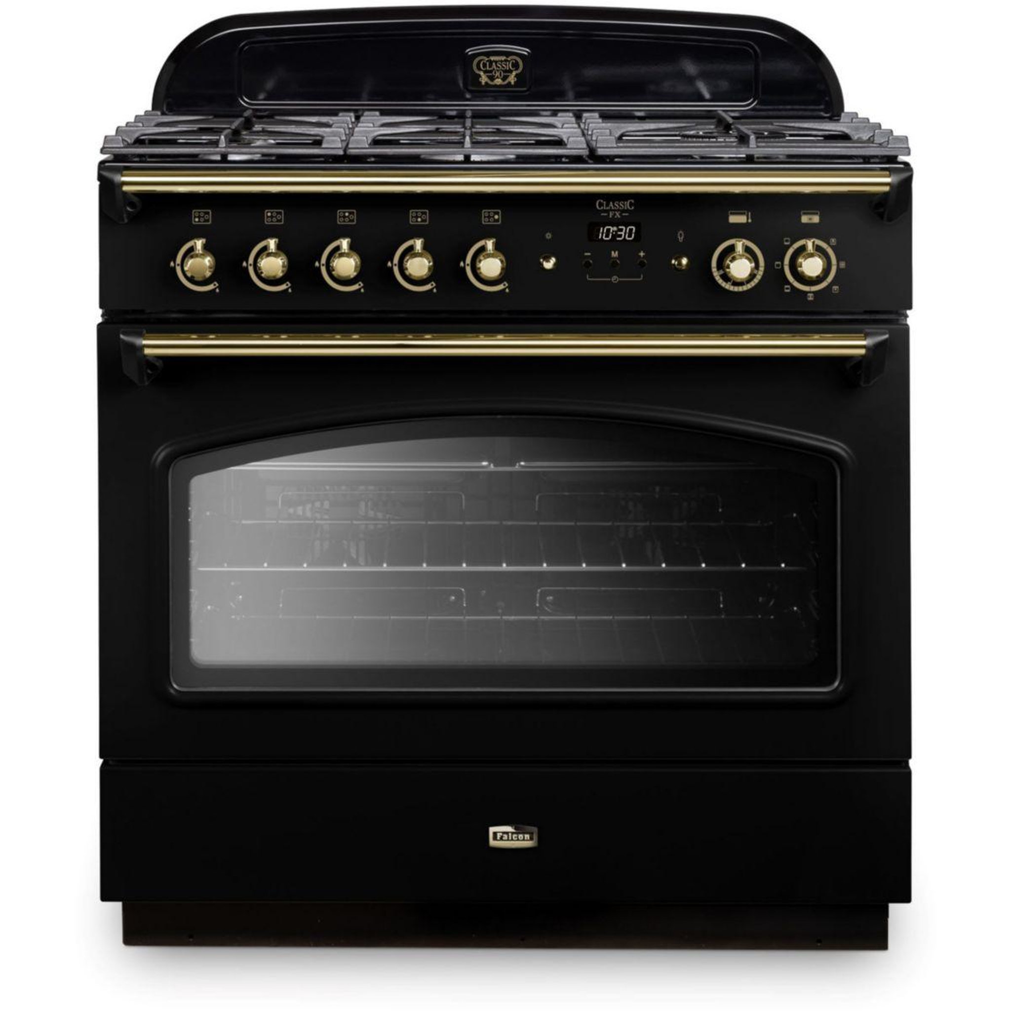 Falcon Piano de cuisson gaz classic fx  tab gaz 90 cm noir laiton