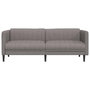 Voir la diapositive 4 : VIDAXL Canape a 3 places taupe tissu