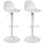 Voir la diapositive 1 : TOILINUX Lot de 2 Chaises de bar Aiko en polypropylène ajustable