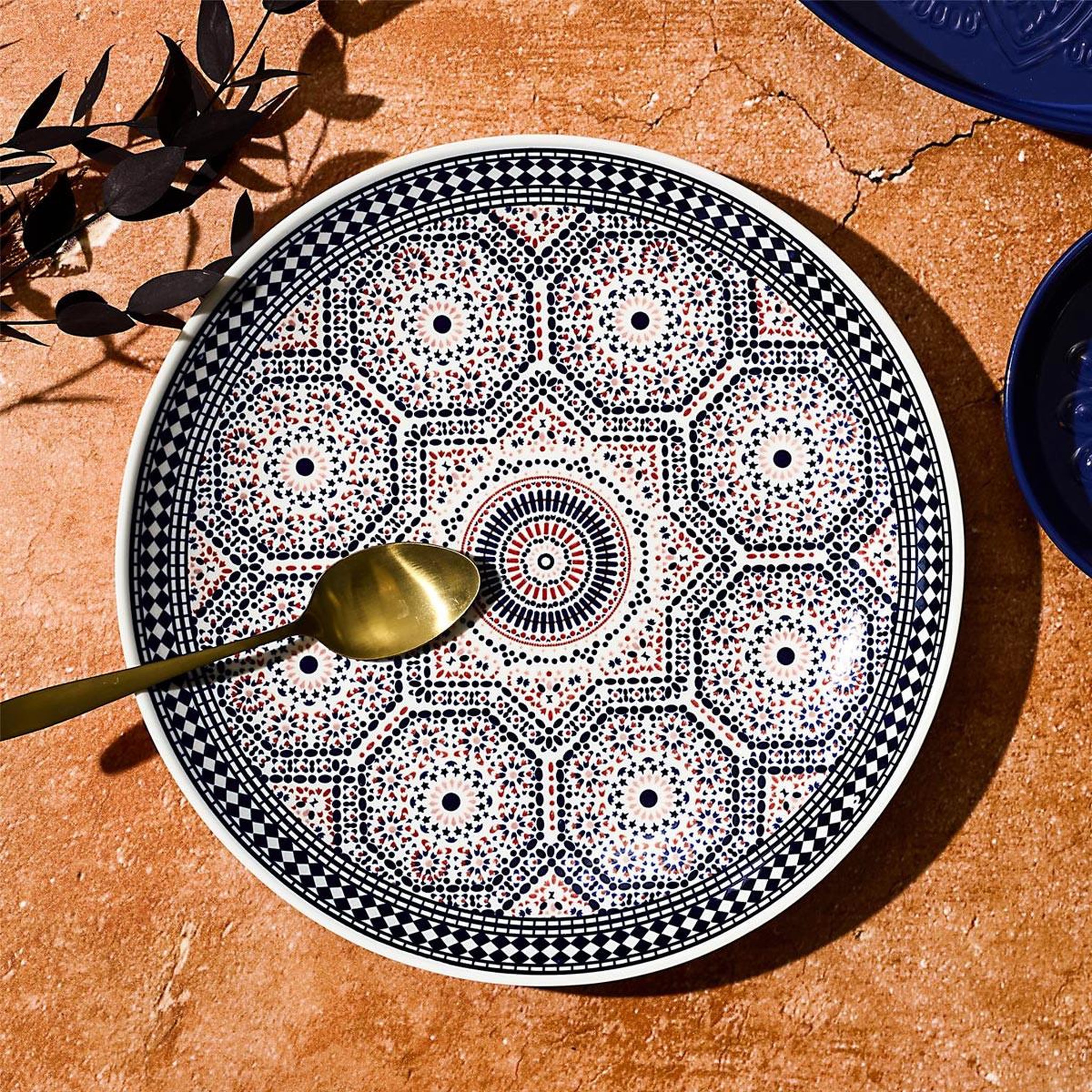 Voir la diapositive 3 : The Home Deco Factory Plat de présentation  new mirage  31cm multicolore