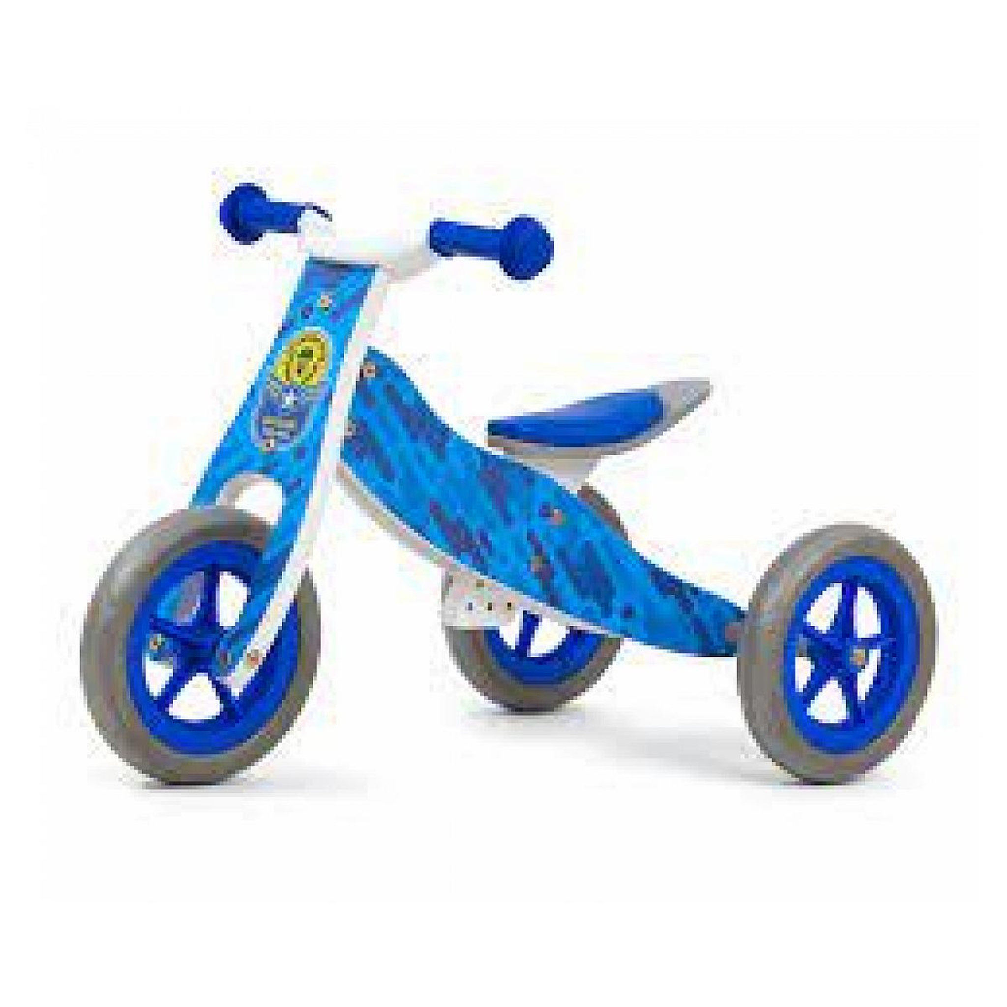 MILLY MALLY Ride On 2en1 Look Bleu Armée
