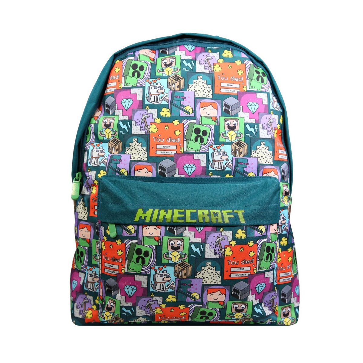 Bagtrotter Sac dos 1 compartiment Minecraft Jeu Vid o Noir