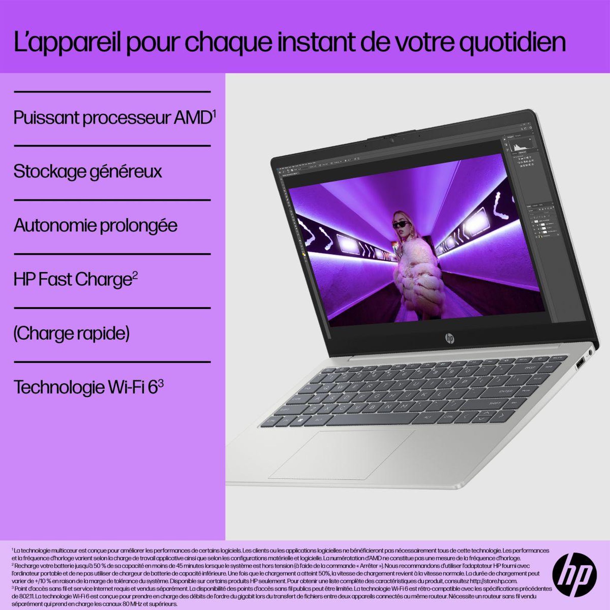 Voir la diapositive 4 : HP Ordinateur portable 14-em0042nf