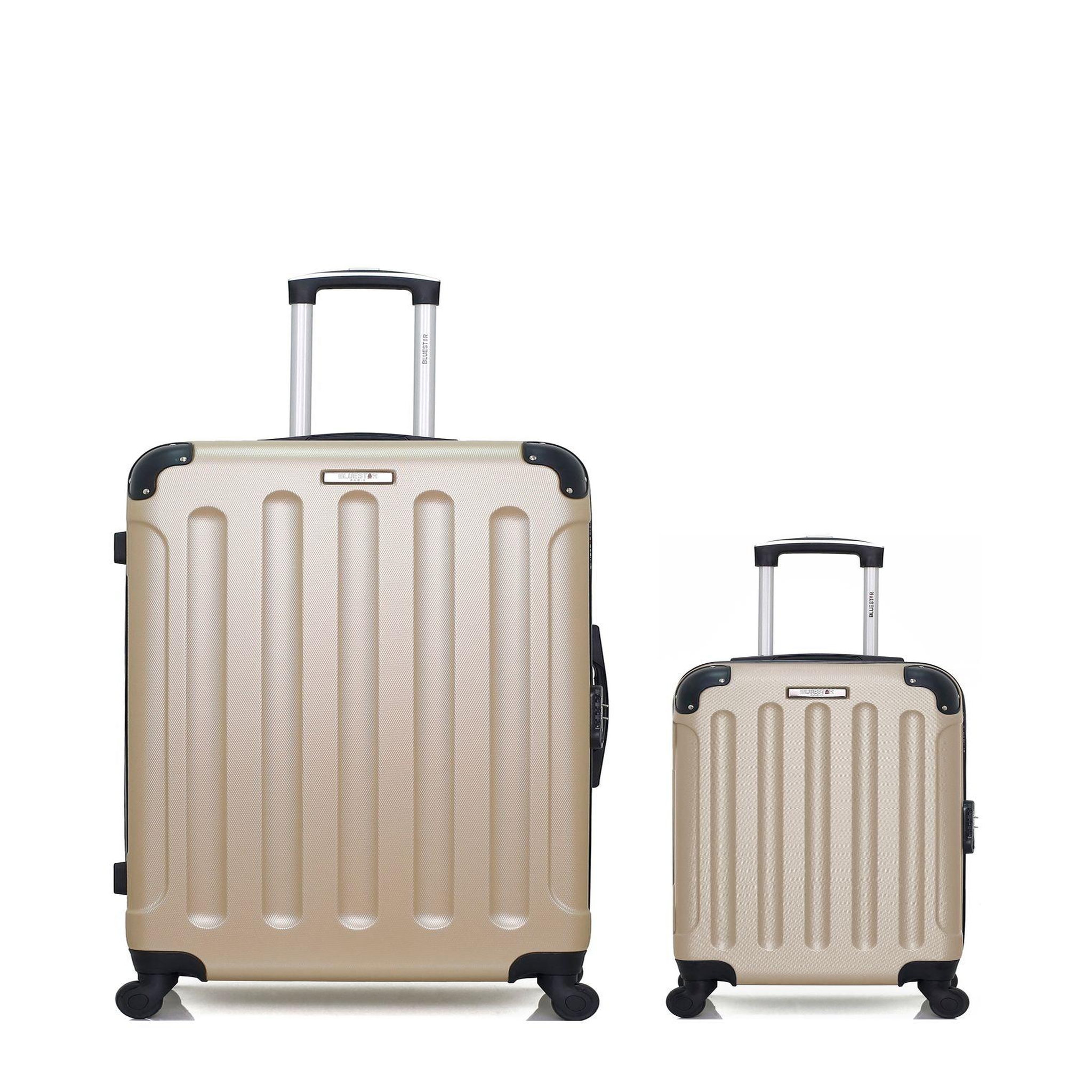 BLUESTAR BLUESTAR - LOT DE 2 - Valises grand format et cabine XXS MADRID