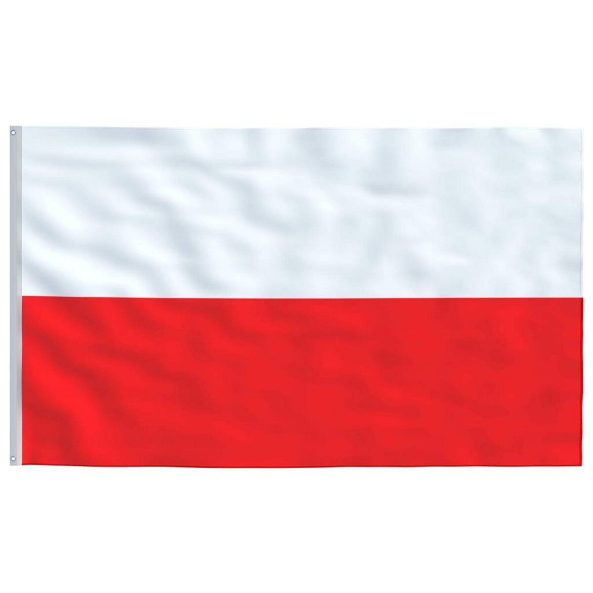 VIDAXL Drapeau de la Pologne et mat 6,23 m Aluminium