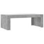 Voir la diapositive 2 : VIDAXL Table basse gris béton 102x50x36 cm bois d ingénierie