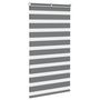 Voir la diapositive 4 : VIDAXL Store zebre gris fonce largeur du tissu 65,9 cm polyester