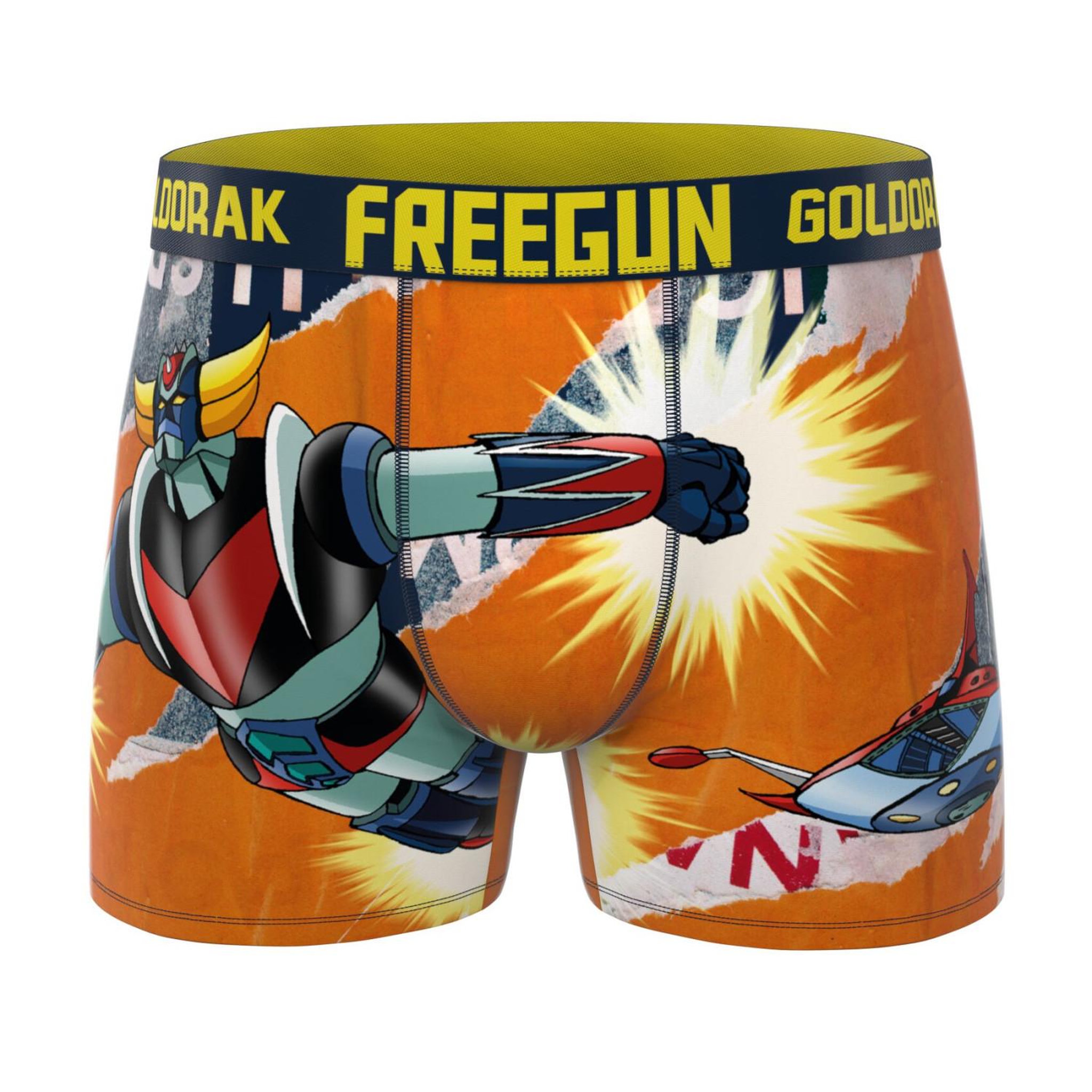 Voir la diapositive 5 : FREEGUN Lot de 3 boxers homme Goldorak