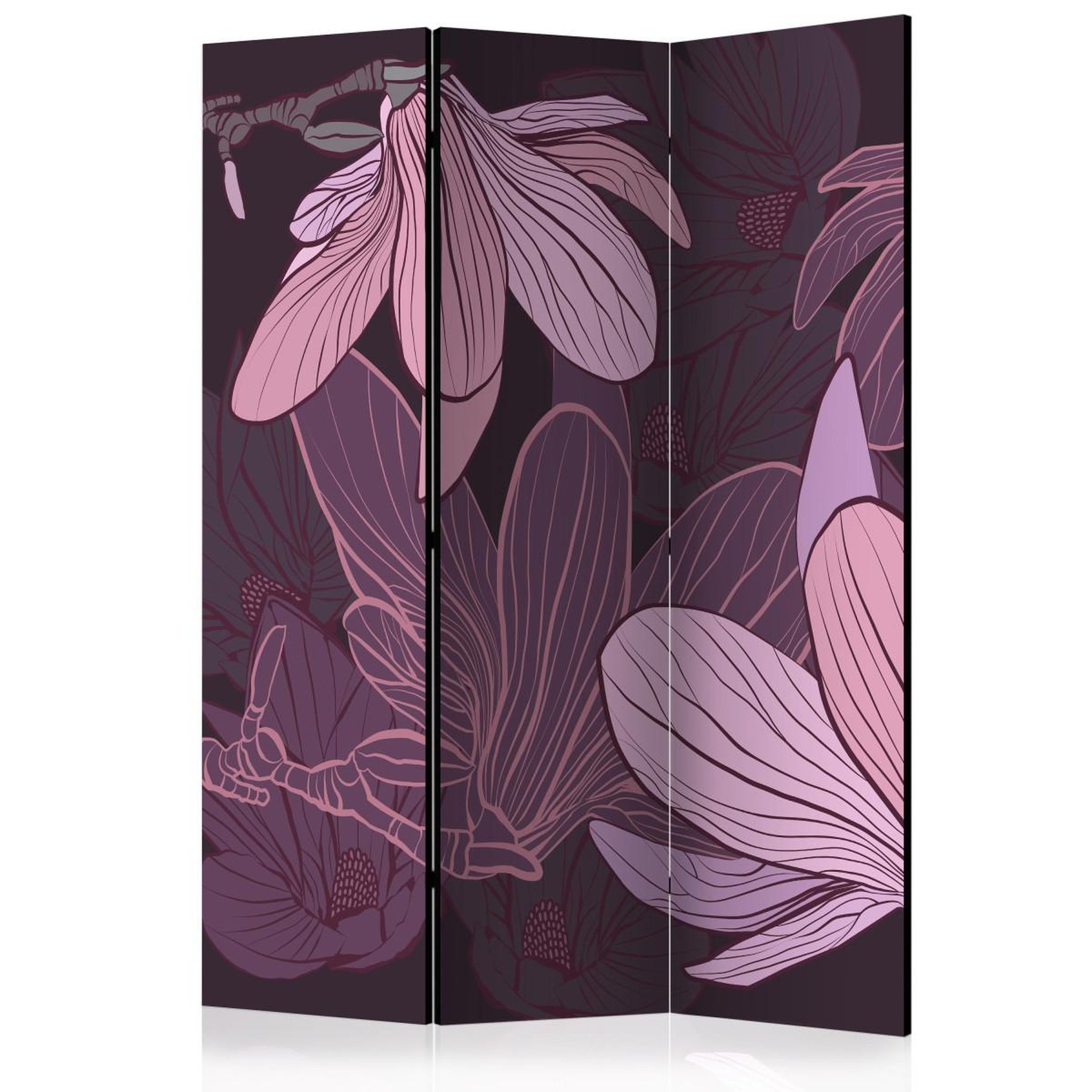 Paris Prix Paravent 3 volets  dreamy flowers  135x172cm
