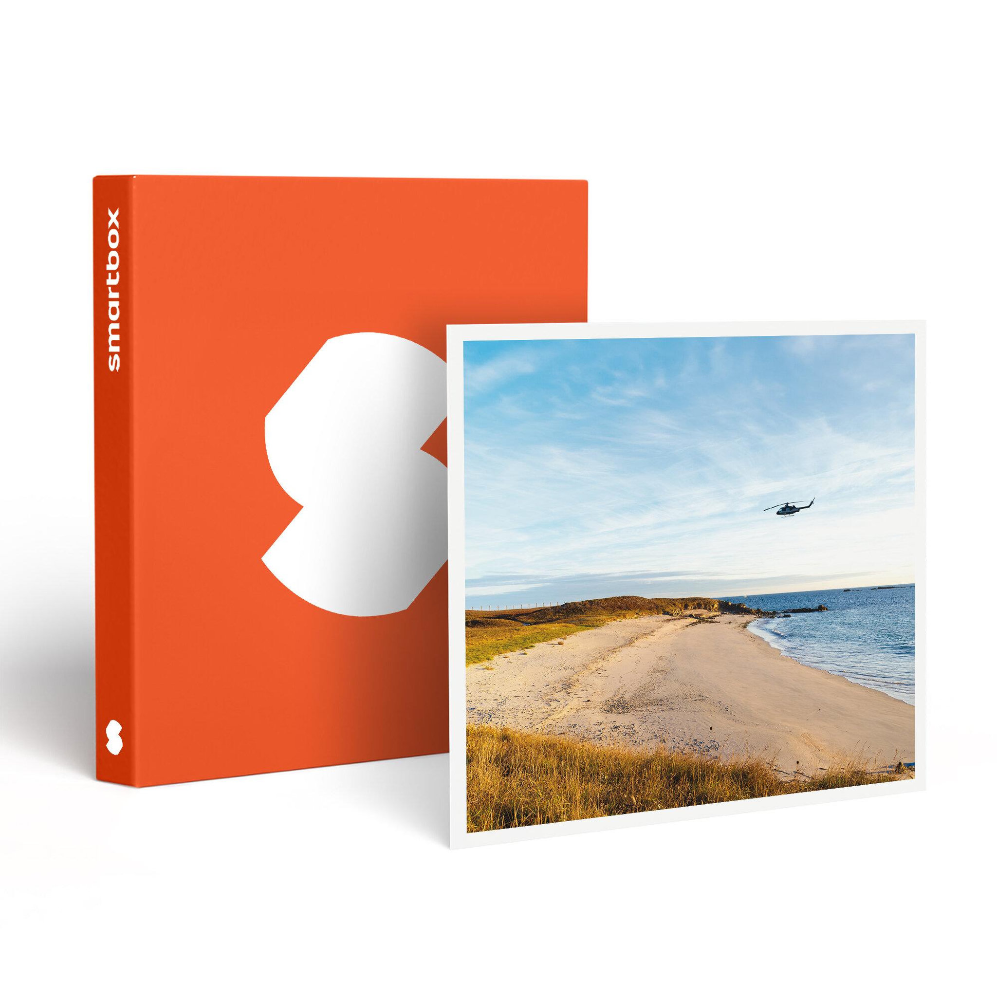 Smartbox Vol en hélicoptère de 50 min pour 2 personnes au-dessus du golfe du morbihan - coffret cadeau sport & aventure