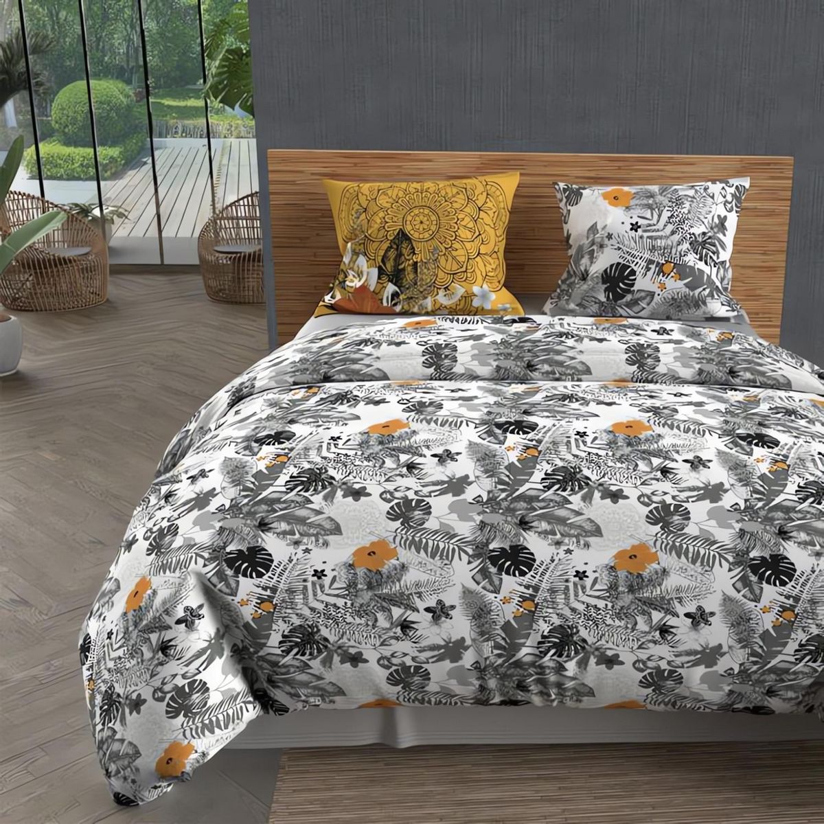 Intemporel Parure housse de couette microfibre BALI, par Intemporel