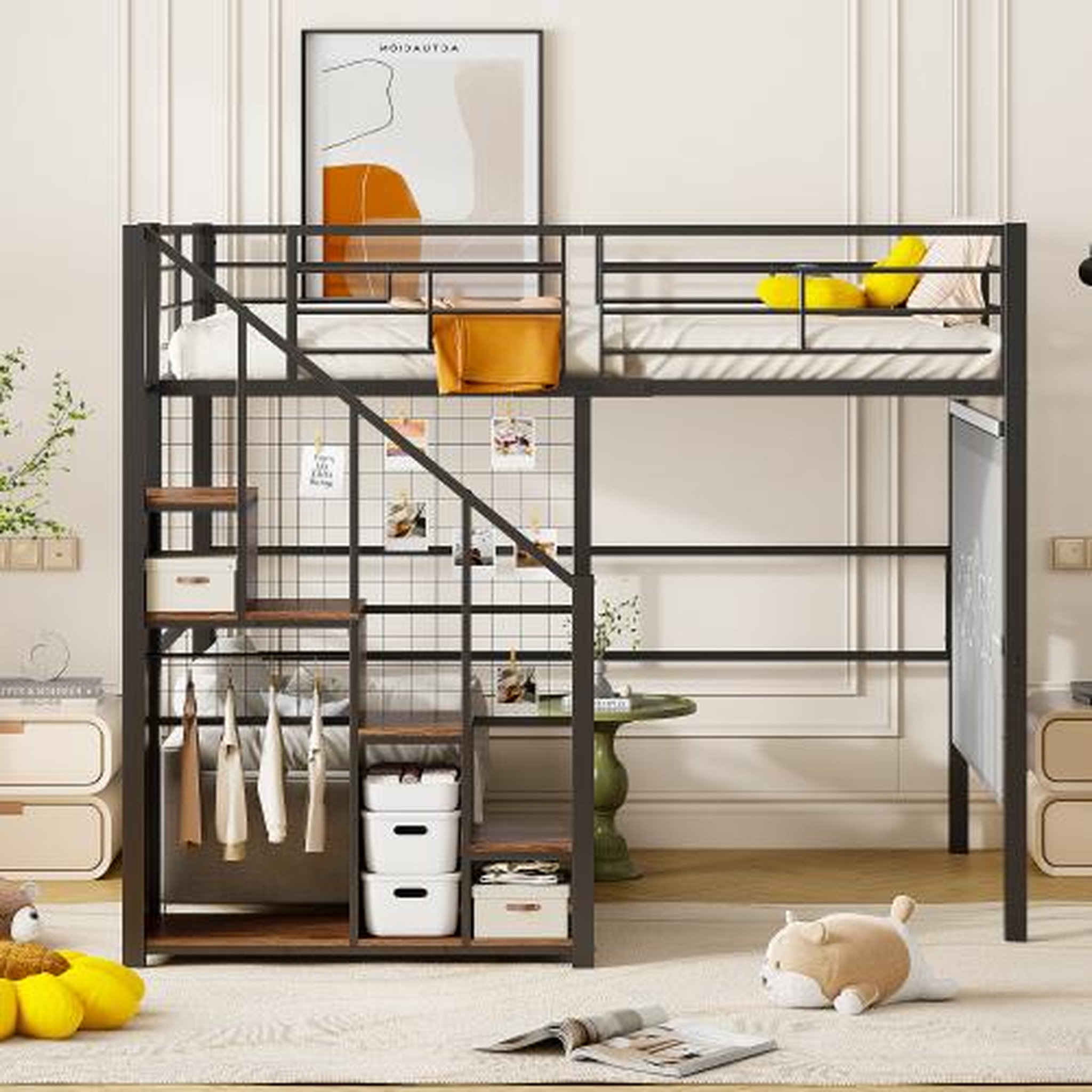 Voir la diapositive 2 : MERAX Lit mezzanine enfant