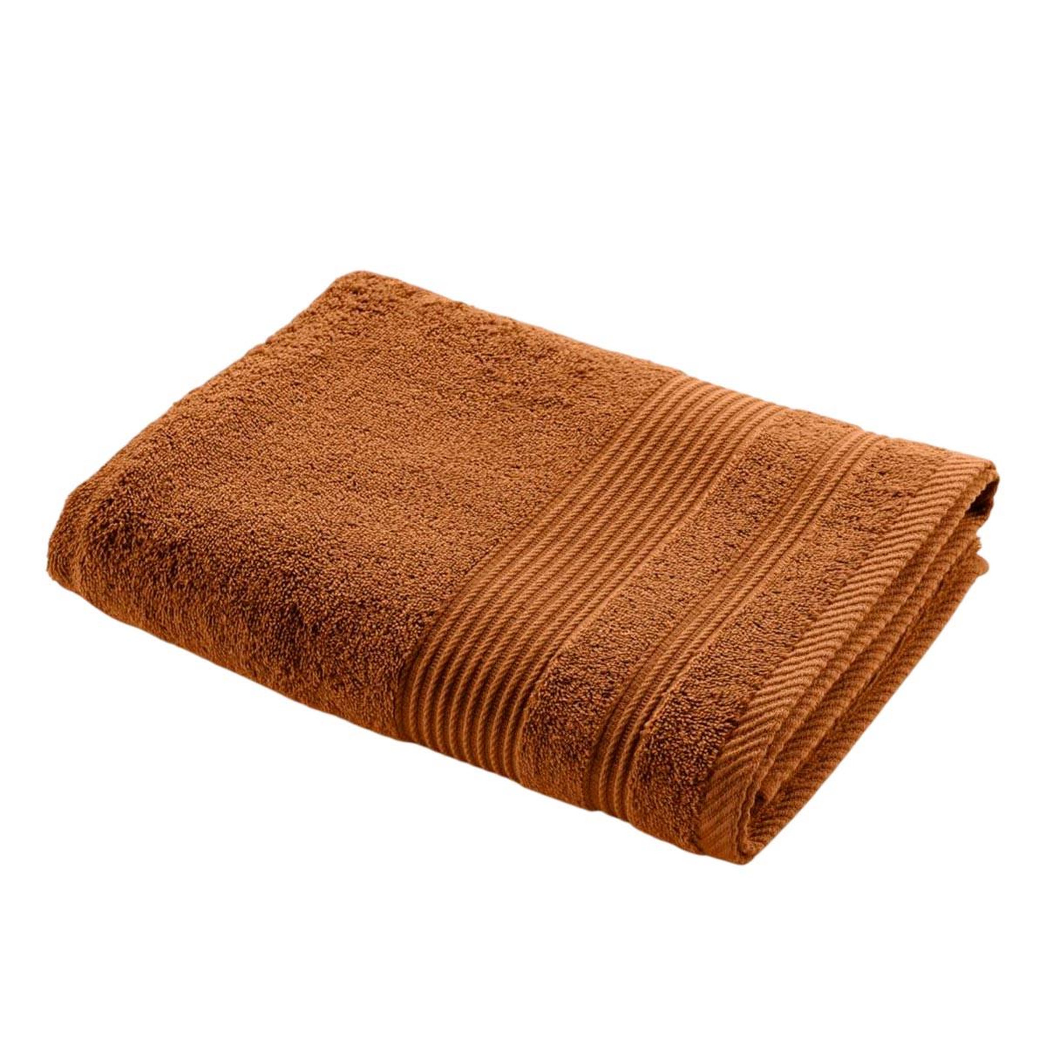 Douceur d'Intérieur Drap de douche  tendresse  70x130cm caramel