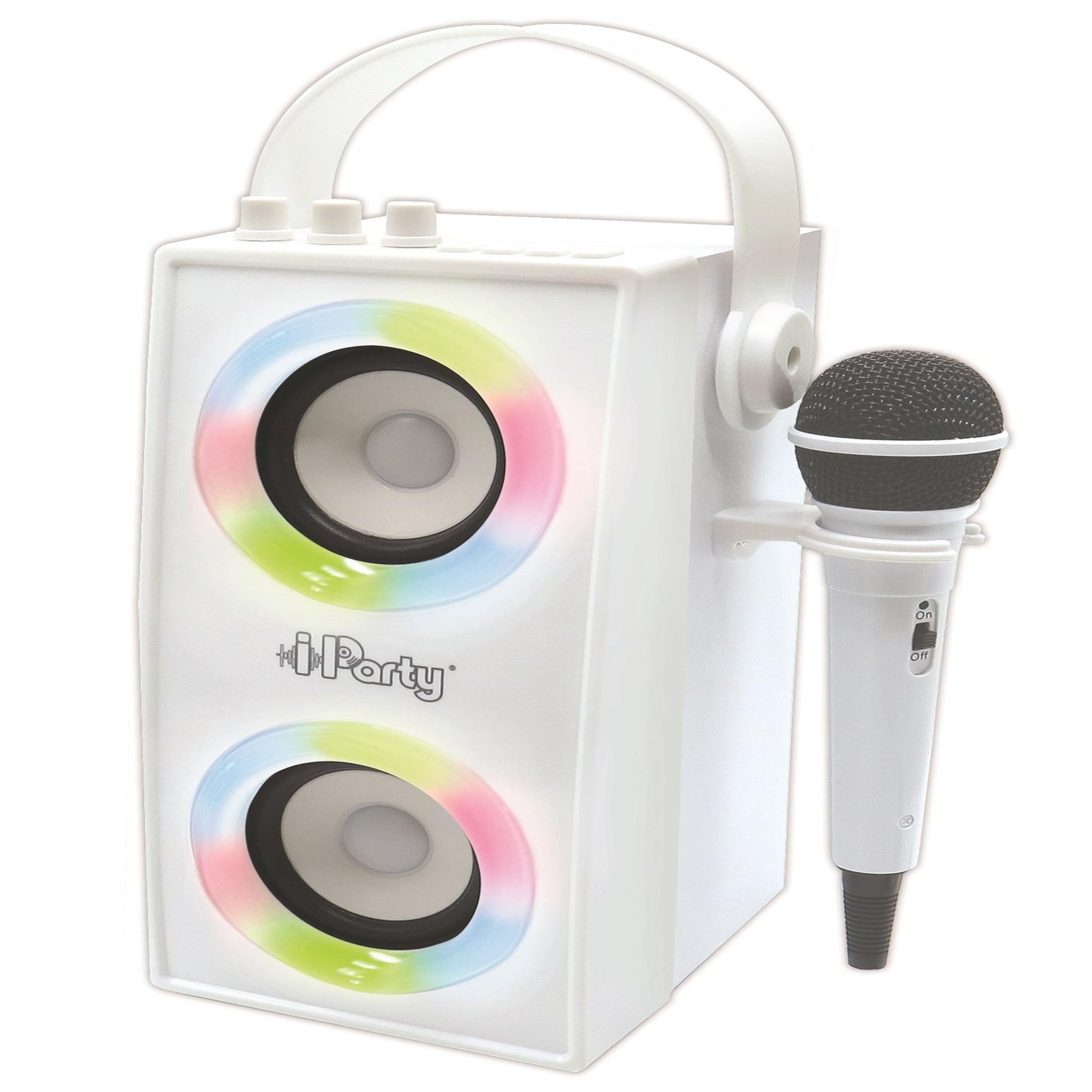 Lexibook Enceinte Bluetooth portable avec micro et effets lumineux iParty