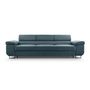 Voir la diapositive 5 : BEST MOBILIER Pablo - canapé 3 places - convertible avec têtières réglables - en velours côtelé
