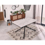 Voir la diapositive 5 : BEST MOBILIER Sullana - table à manger extensible - effet marbre - 4 à 6 personnes