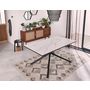 Voir la diapositive 5 : BEST MOBILIER Sullana - table à manger extensible - effet marbre - 4 à 6 personnes