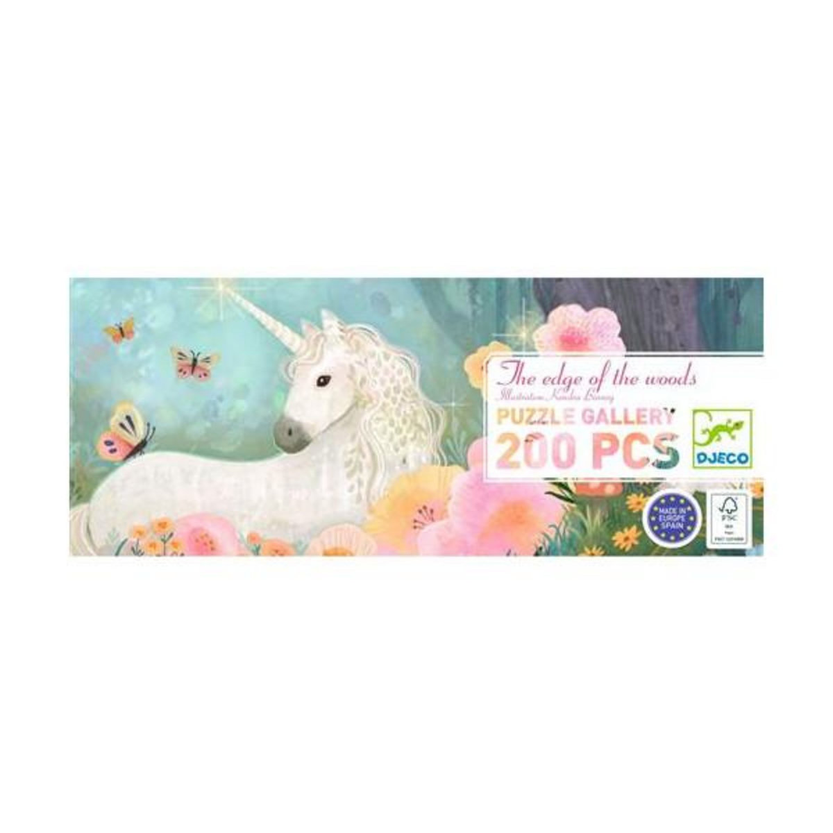 Djeco Puzzle 200 pièces Djeco The edge of the woods