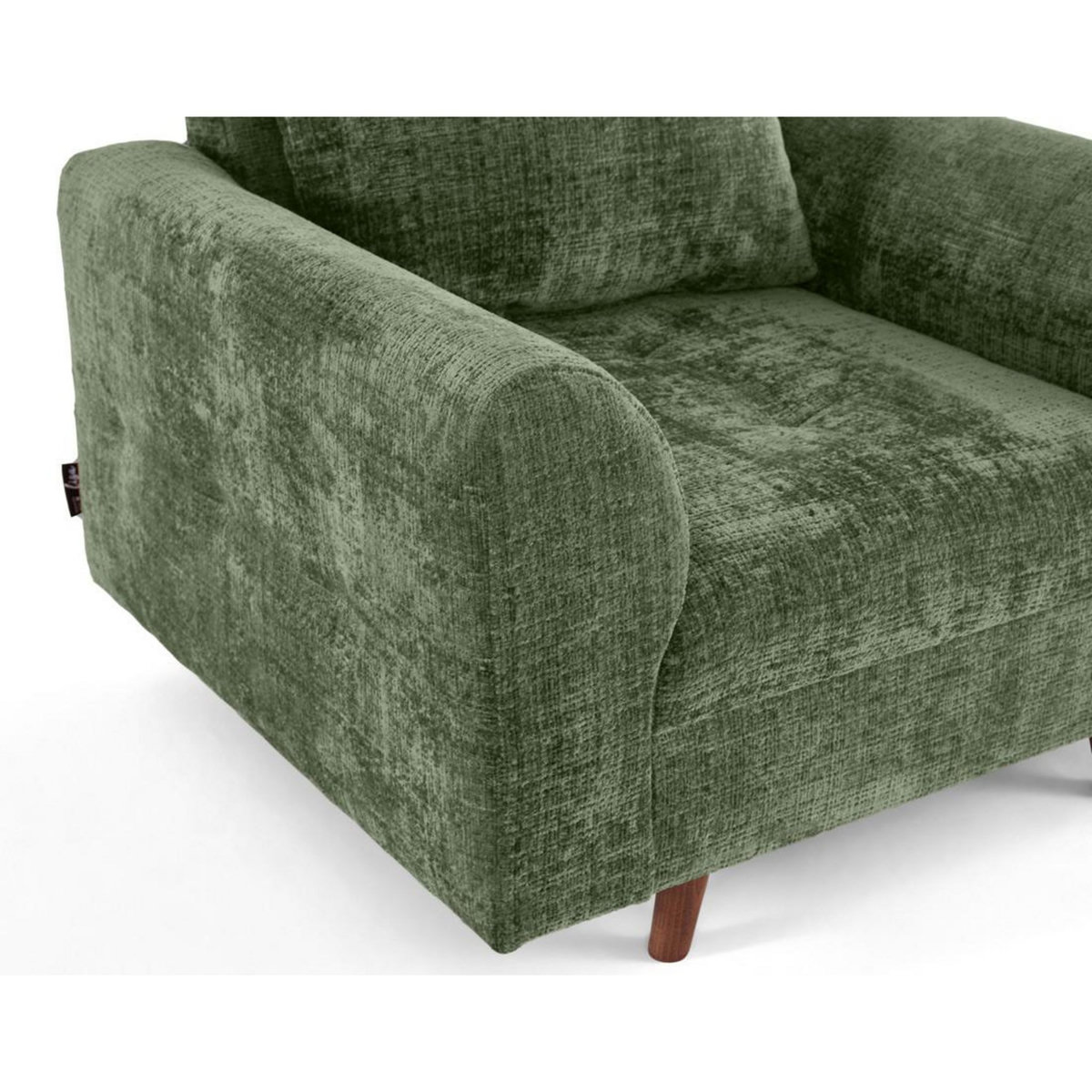 LISA DESIGN Rune - fauteuil en velours texturé