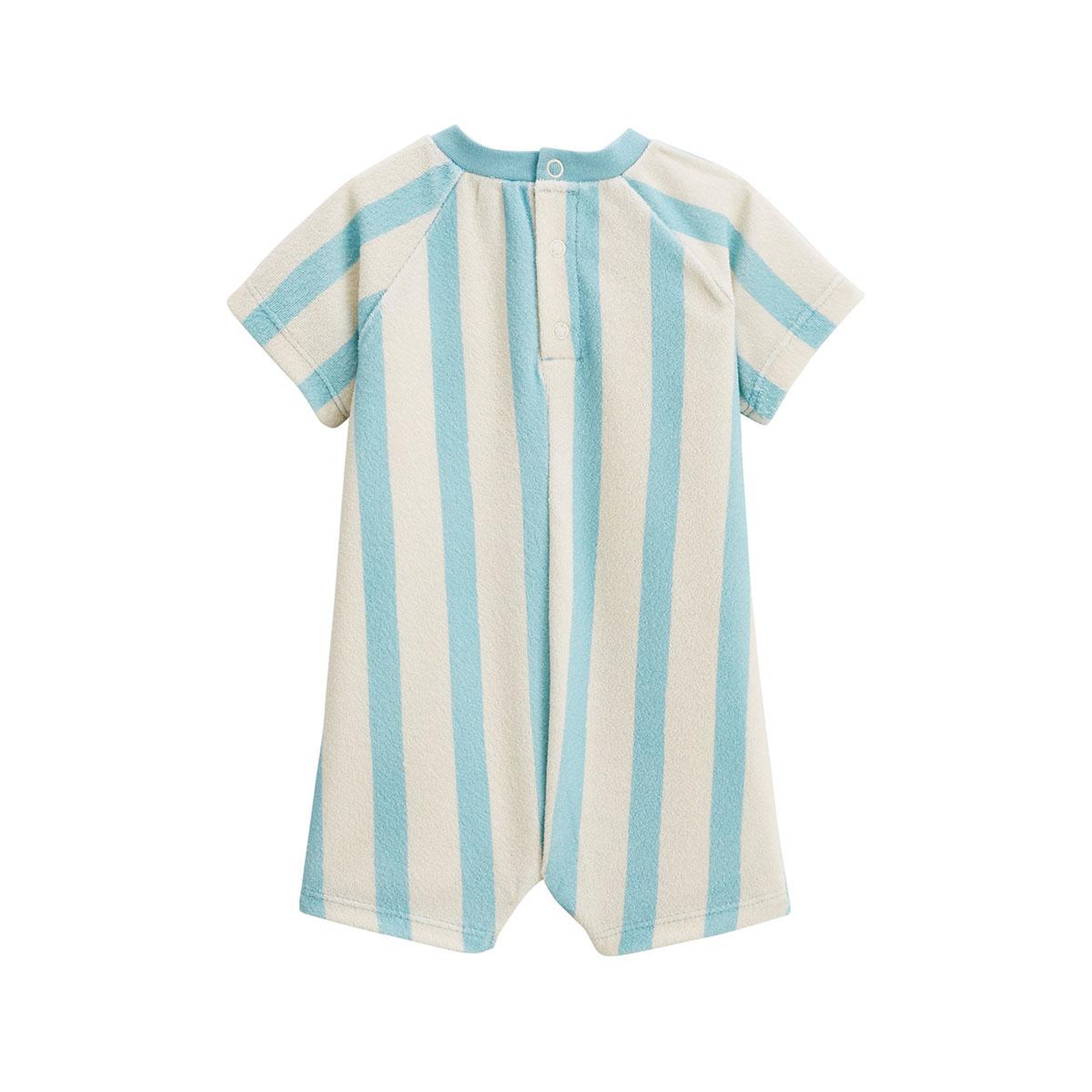 Voir la diapositive 2 : Petit Béguin Barboteuse bébé en éponge cayo coco
