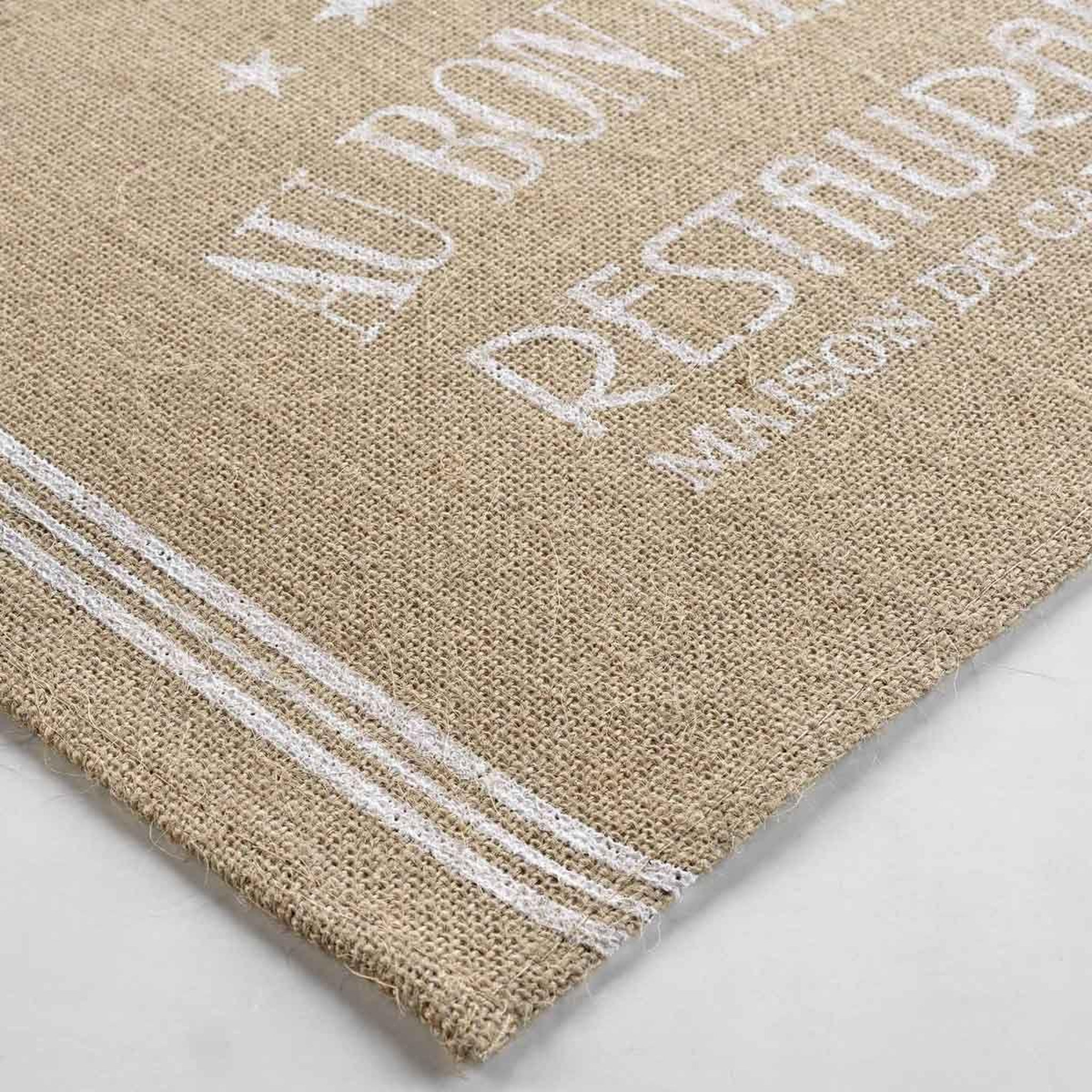 Voir la diapositive 2 : Douceur d'Intérieur Set de Table en Jute  Diner  30x45cm Blanc