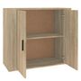 Voir la diapositive 4 : VIDAXL Buffet Chene sonoma 80x33x70 cm Bois d'ingenierie
