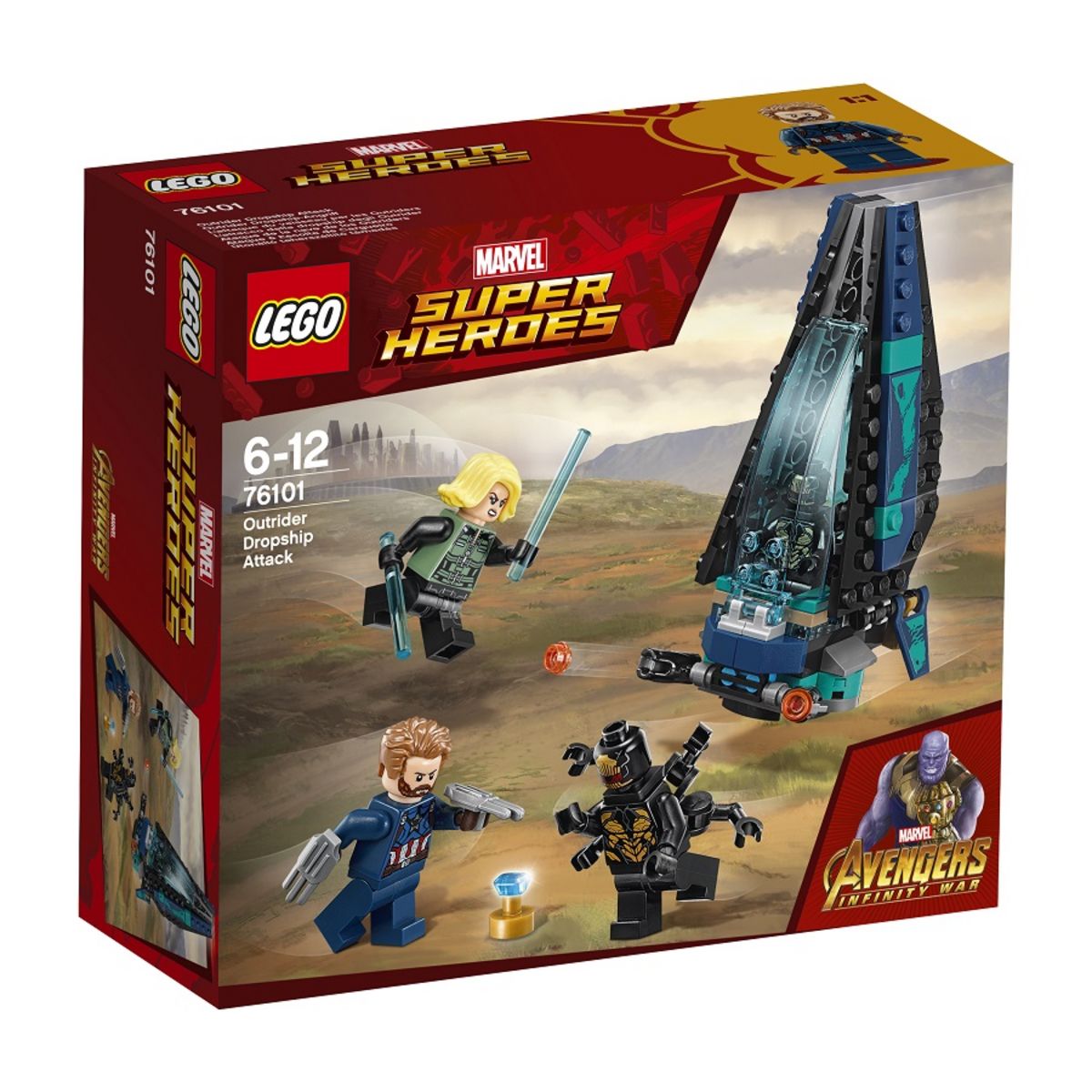 LEGO Marvel Super Heroes 76101 - L'attaque du vaisseau par les Outriders