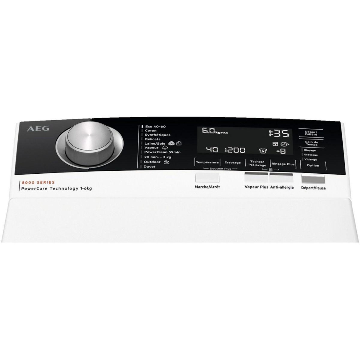 AEG Lave linge top LTR8C6150A