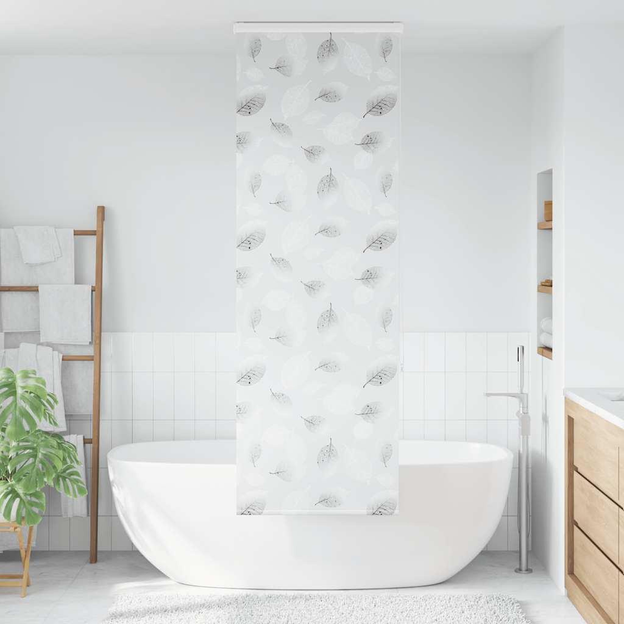Voir la diapositive 2 : VIDAXL Store enrouleur de douche avec cassette largeur du tissu 66 cm