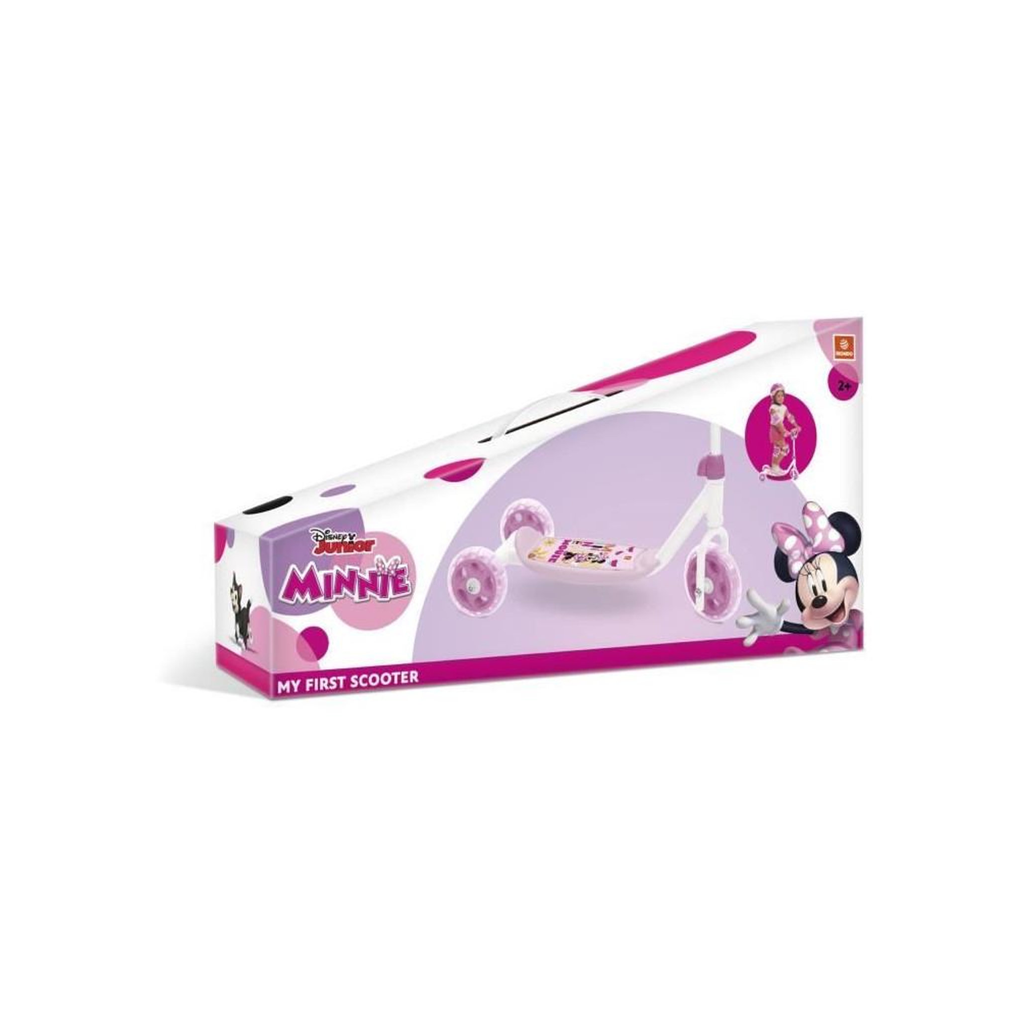 Voir la diapositive 2 : Mondo Trottinette 3 roues - MONDO - My First Scooter Minnie - 20 kg max
