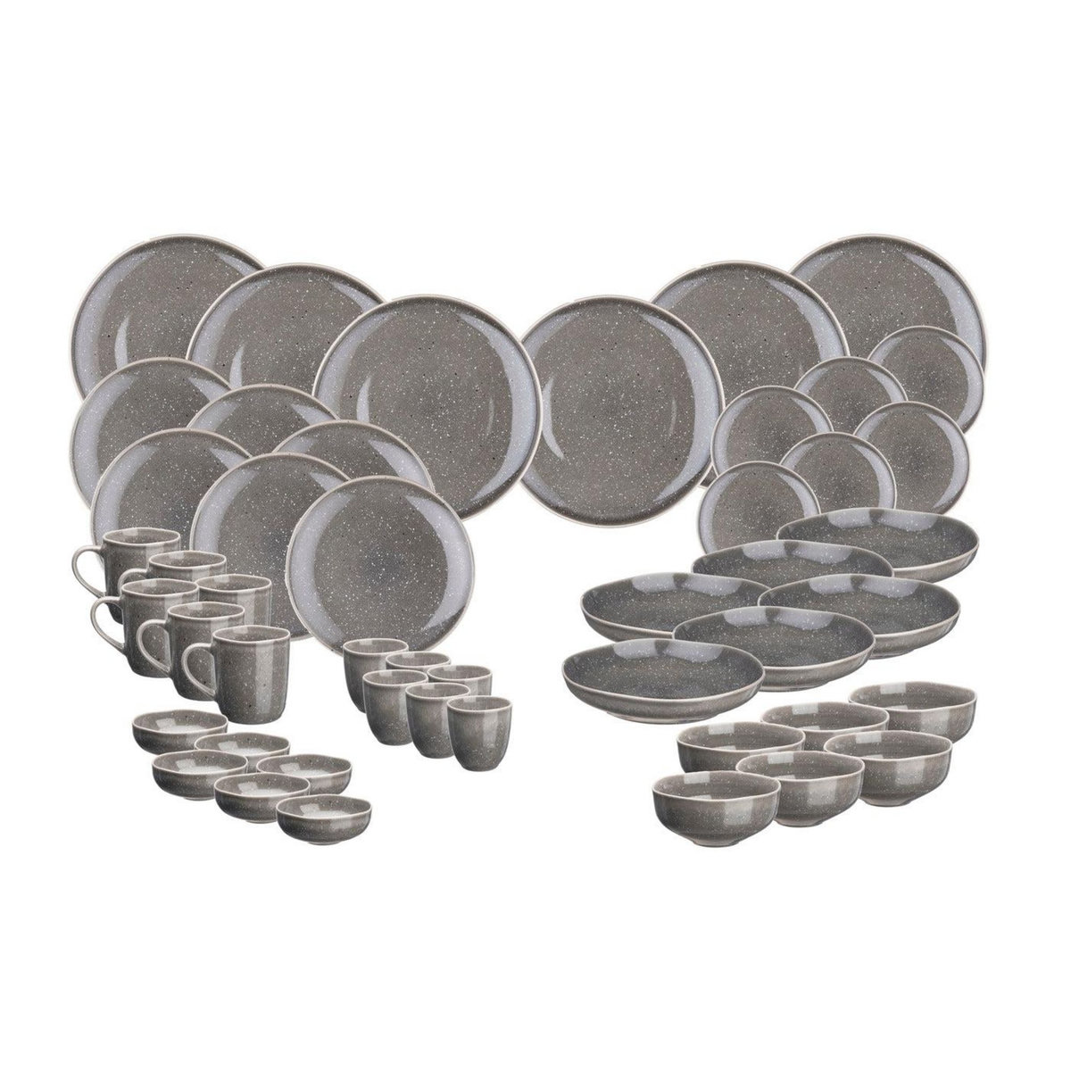 BJORN Service Complet STELLAR - 48 pièces - Gris béton