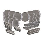 BJORN Service Complet STELLAR - 48 pièces - Gris béton