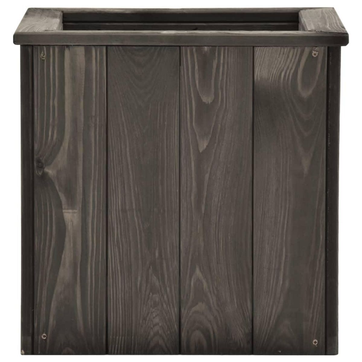 VIDAXL Lit sureleve Gris fonce 38x41x40 cm Bois de pin massif