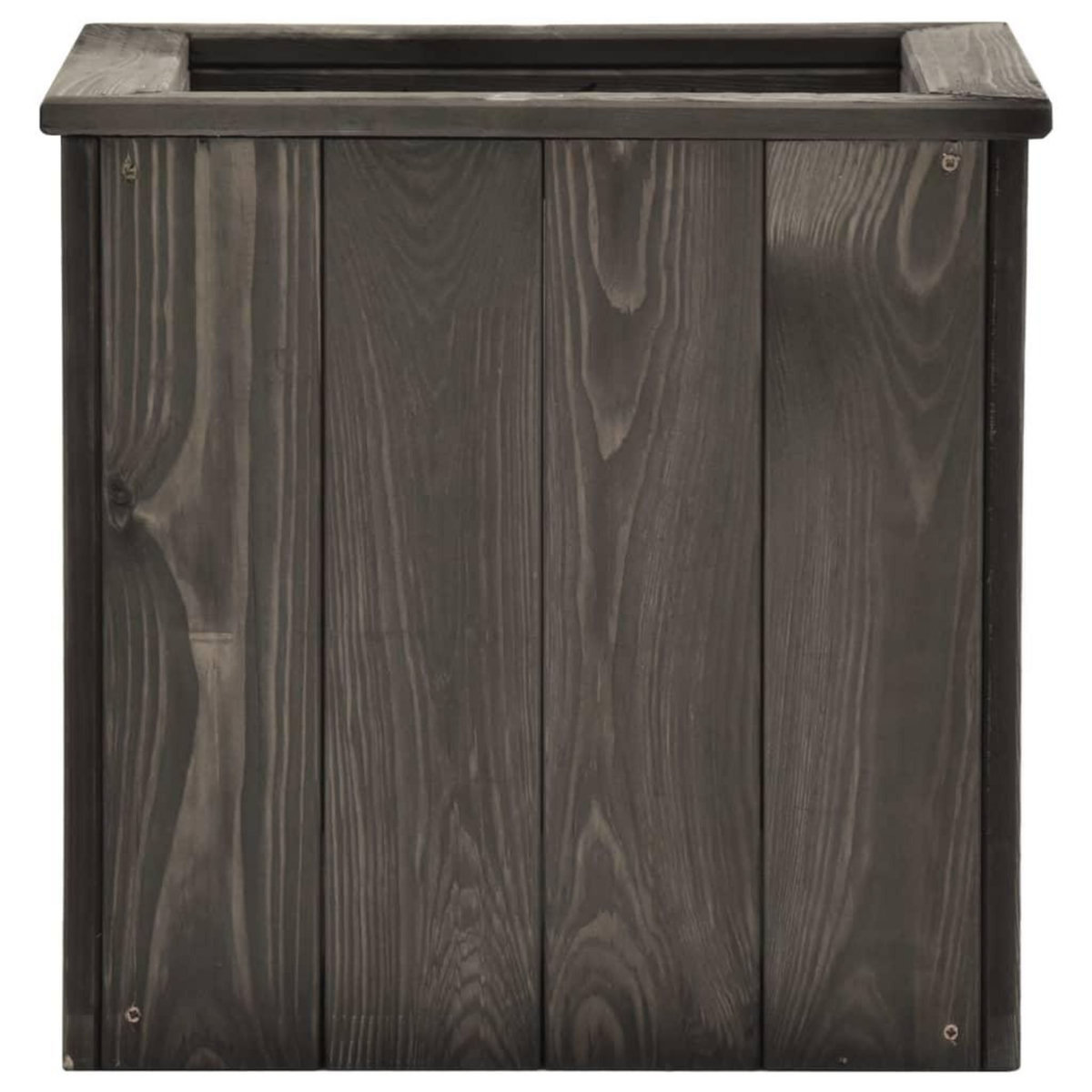 VIDAXL Lit sureleve Gris fonce 38x41x40 cm Bois de pin massif