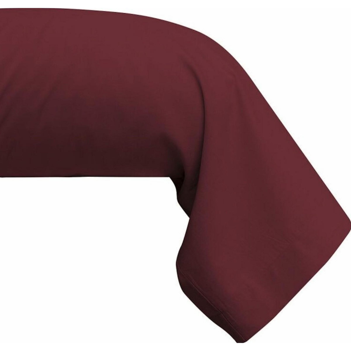 Home collection Taie de traversin 100% coton 57fils