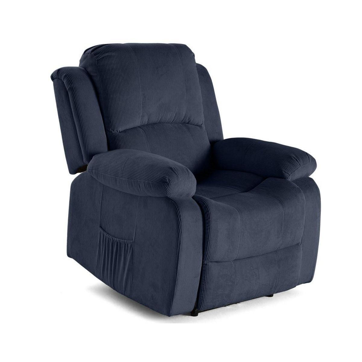 BEST MOBILIER Armand - fauteuil relax électrique en velours côtelé