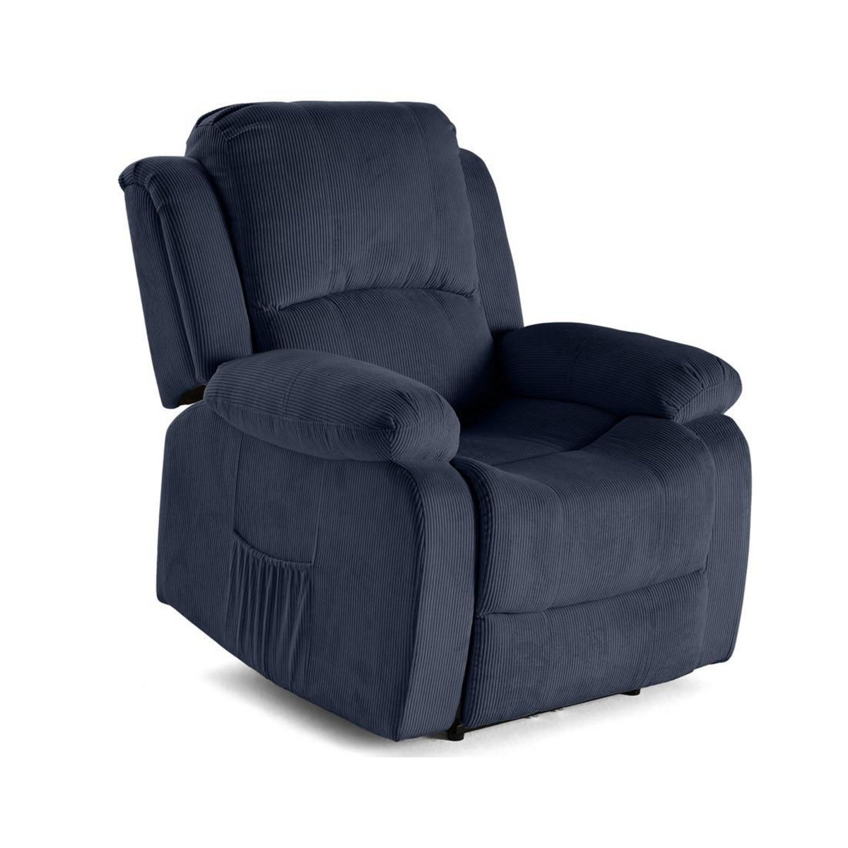 BEST MOBILIER Armand - fauteuil relax électrique en velours côtelé