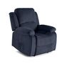 Voir la diapositive 2 : BEST MOBILIER Armand - fauteuil relax électrique en velours côtelé