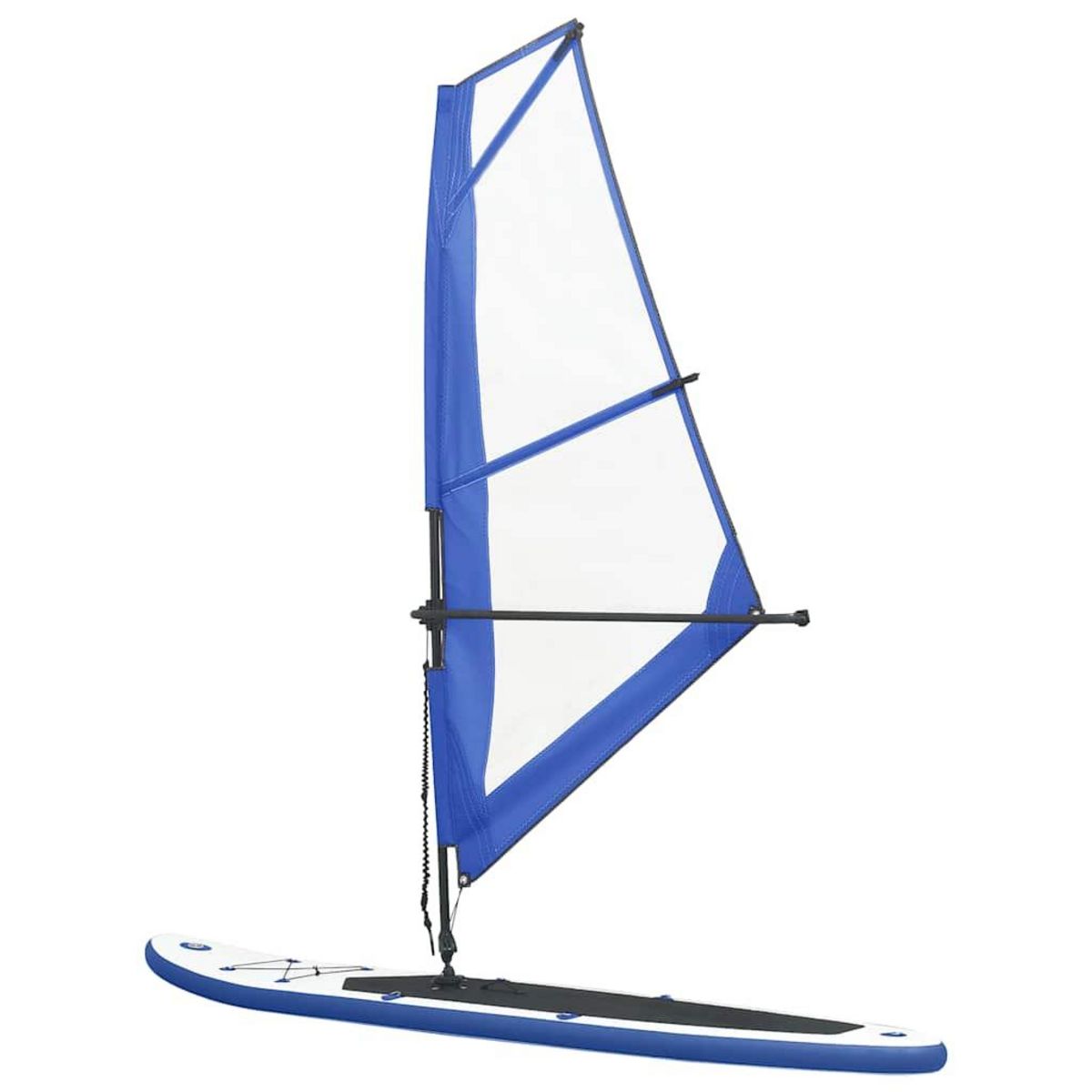 VIDAXL Ensemble de planche SUP gonflable avec voile Bleu et blanc