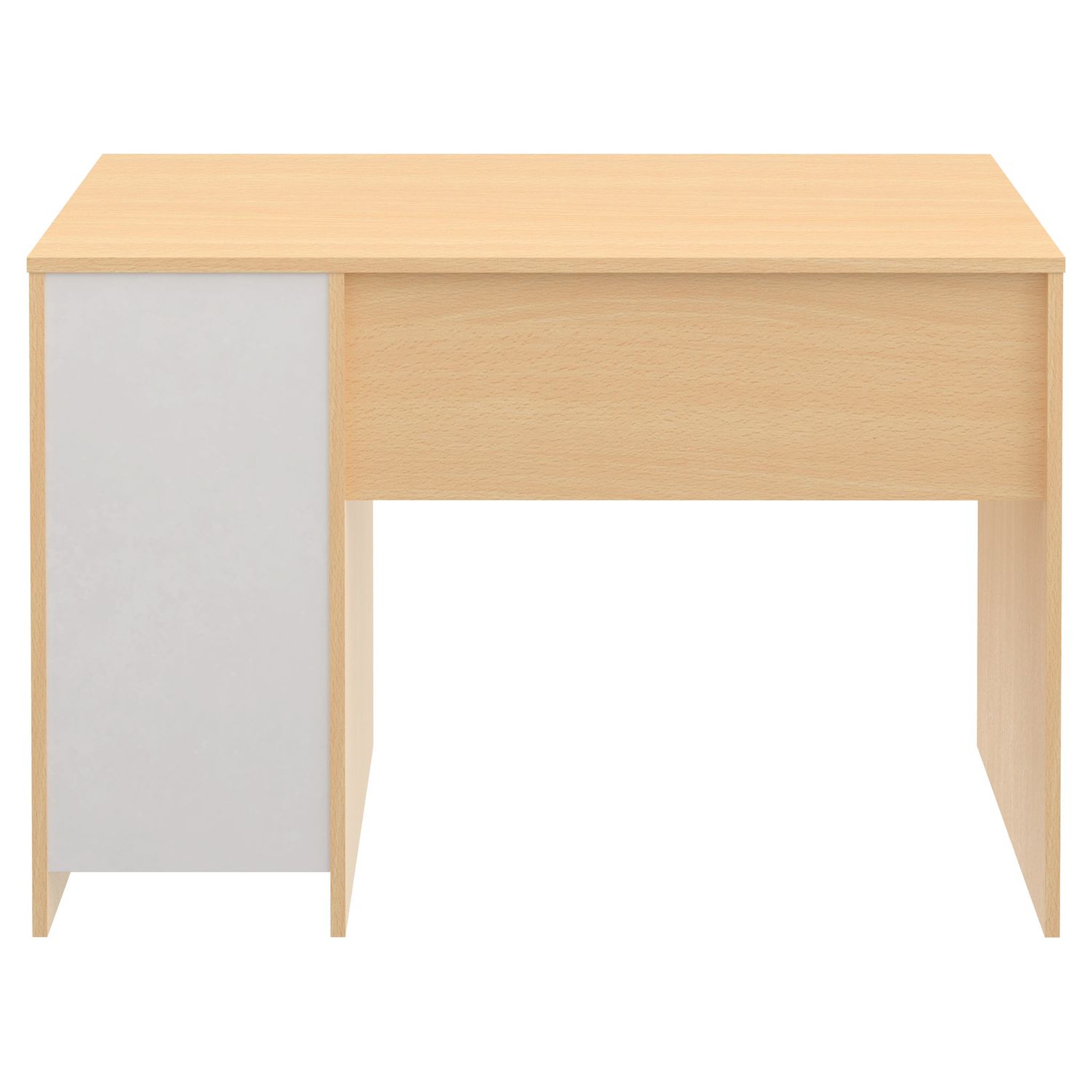 Voir la diapositive 5 : Bureau droit L110 3 tiroirs ANITA