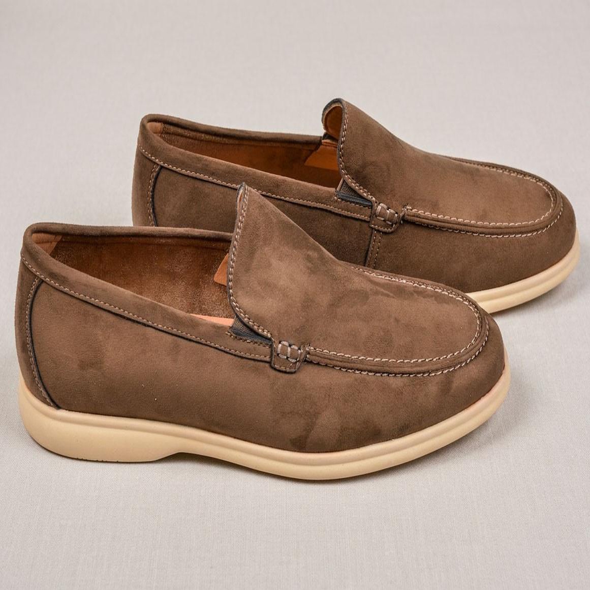 Voir la diapositive 3 : OZABI OZABI Mocassins Homme Premium Suédine Confort Slip-On
