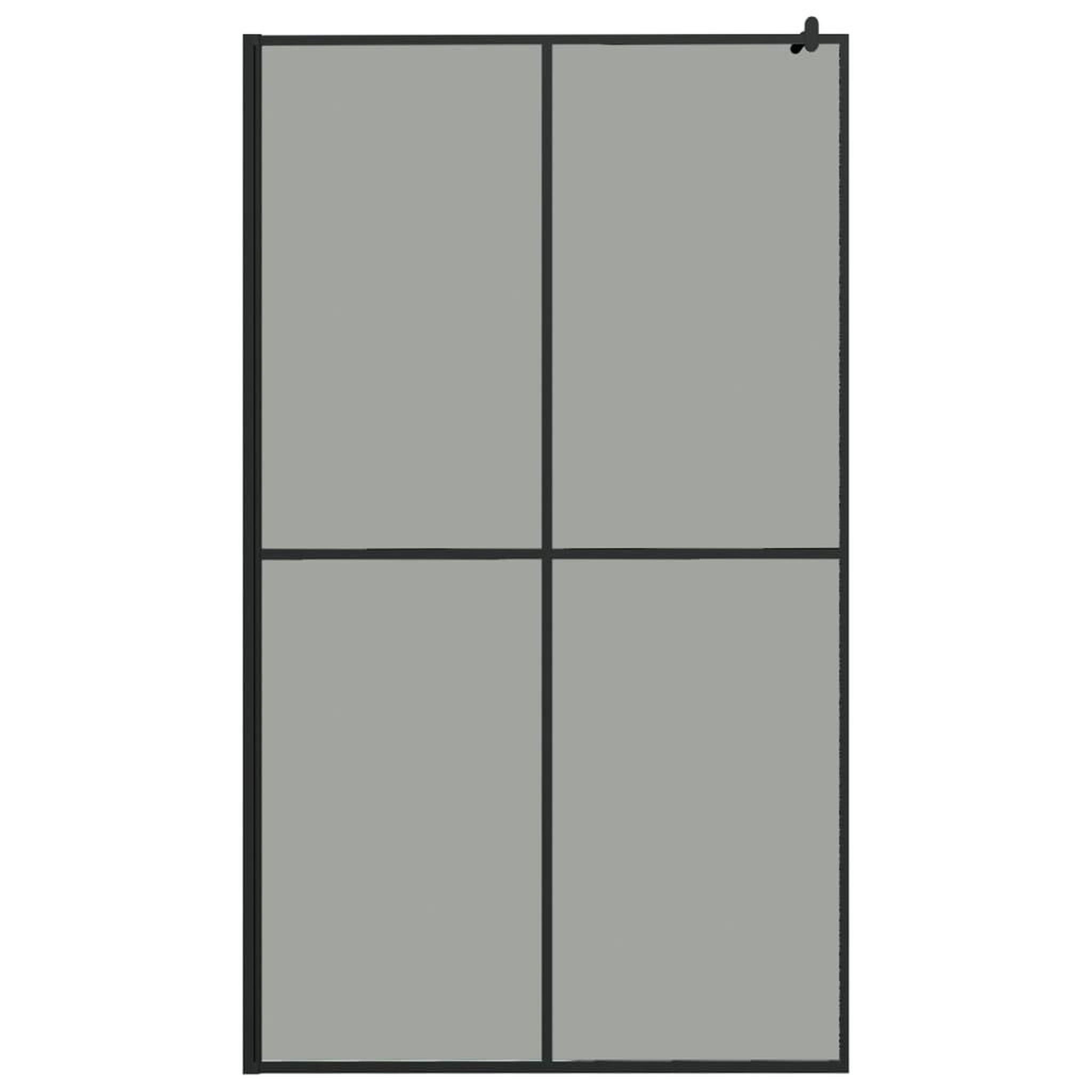 Voir la diapositive 3 : VIDAXL Ecran de douche 118x190 cm Verre trempe fonce